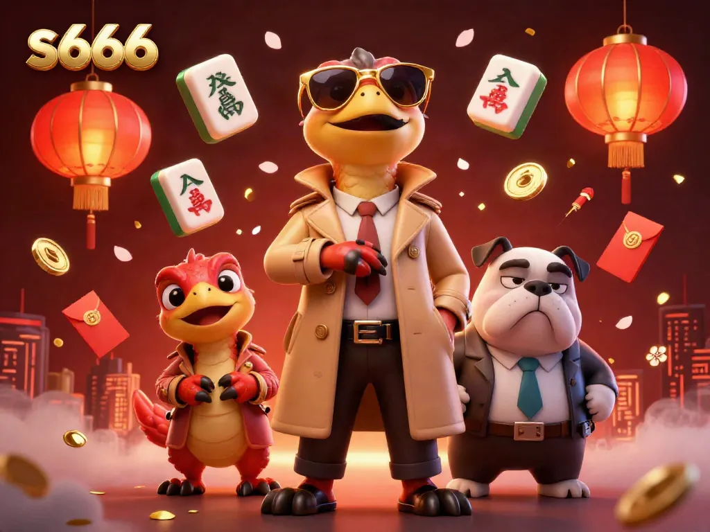 Experience s666 with fun raptors trying to enter a VIP lounge in a casino setting.