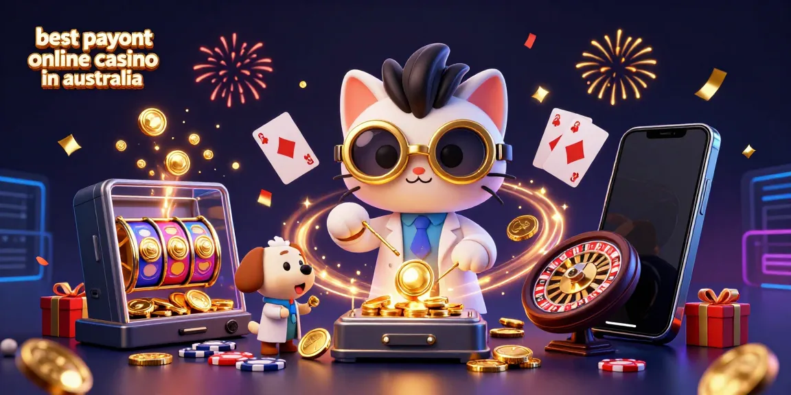 Experience the excitement of the best payout online casino in Australia with vibrant gaming elements.